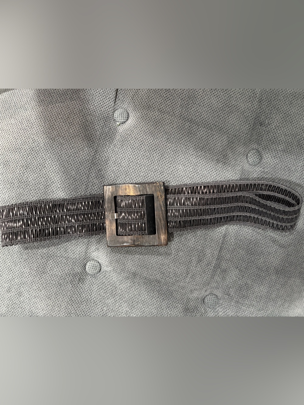 Suzi Roher black/brown elastic belt size small